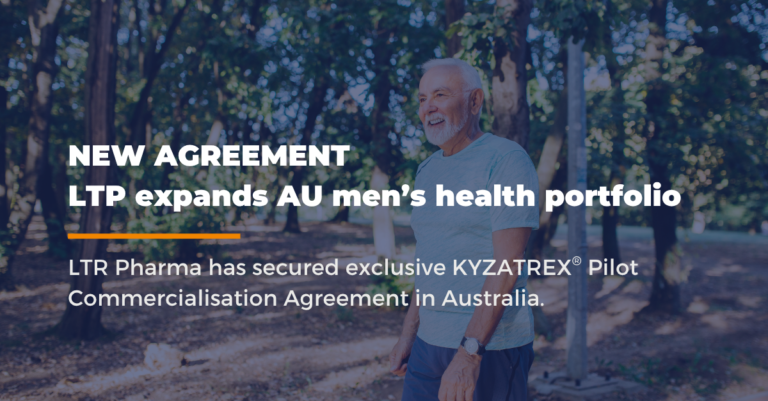 LTR Pharma Expands Men's Health Platform Through Exclusive KYZATREX® Pilot Commercialisation Agreement in Australia